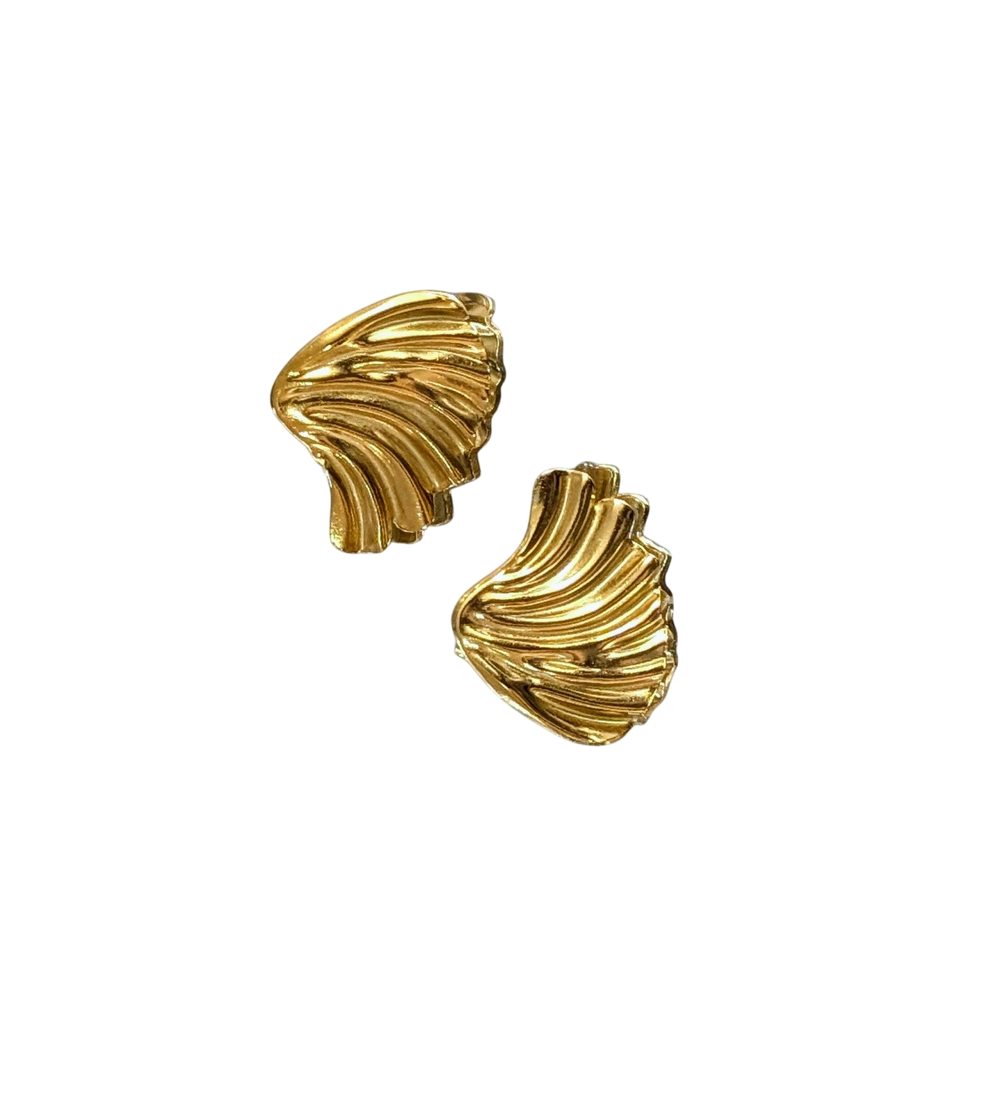 Boucles d'oreilles coque en palourde