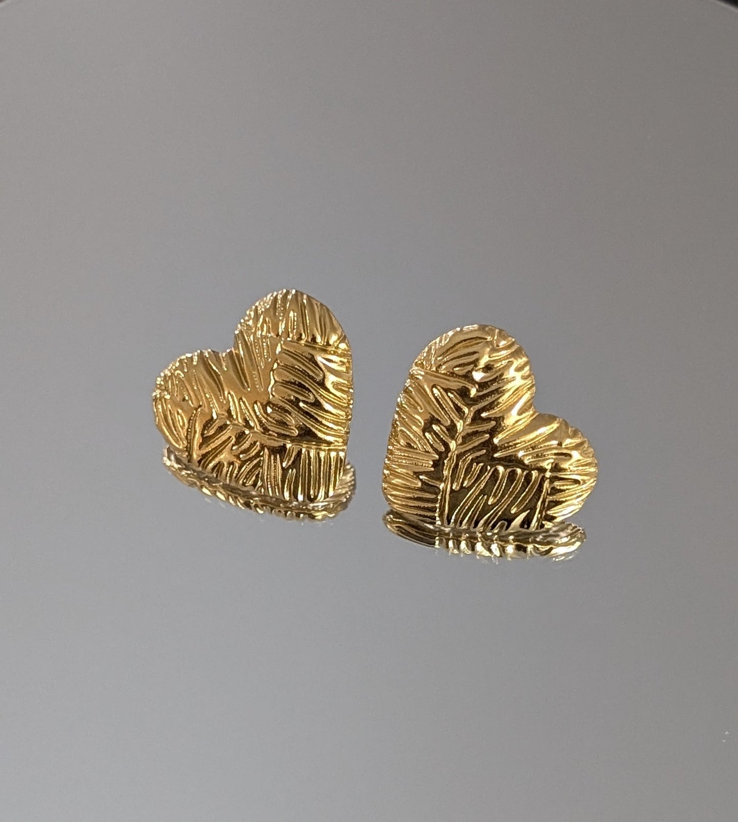 Heart shaped earrings