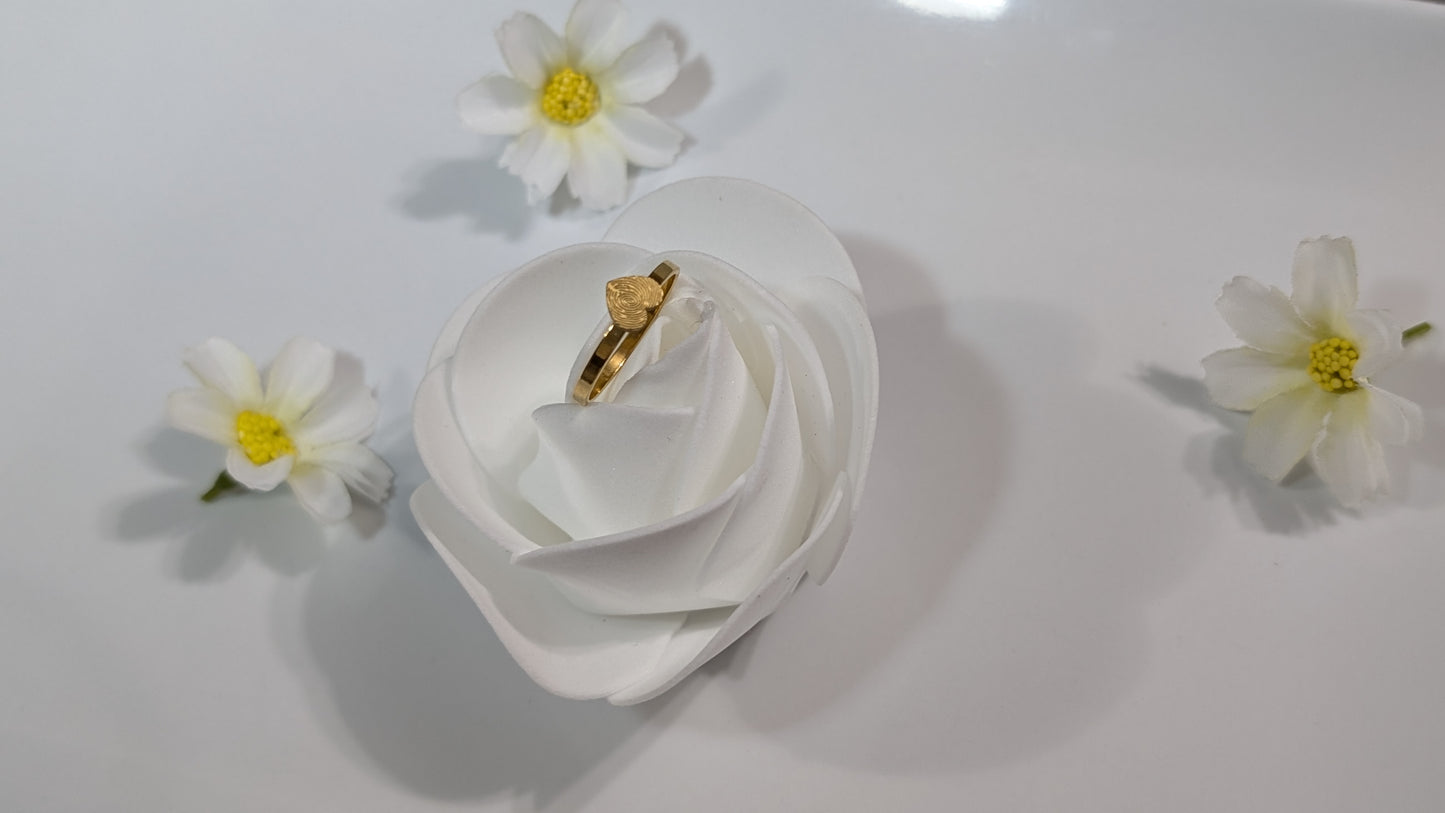 Heart shaped ring