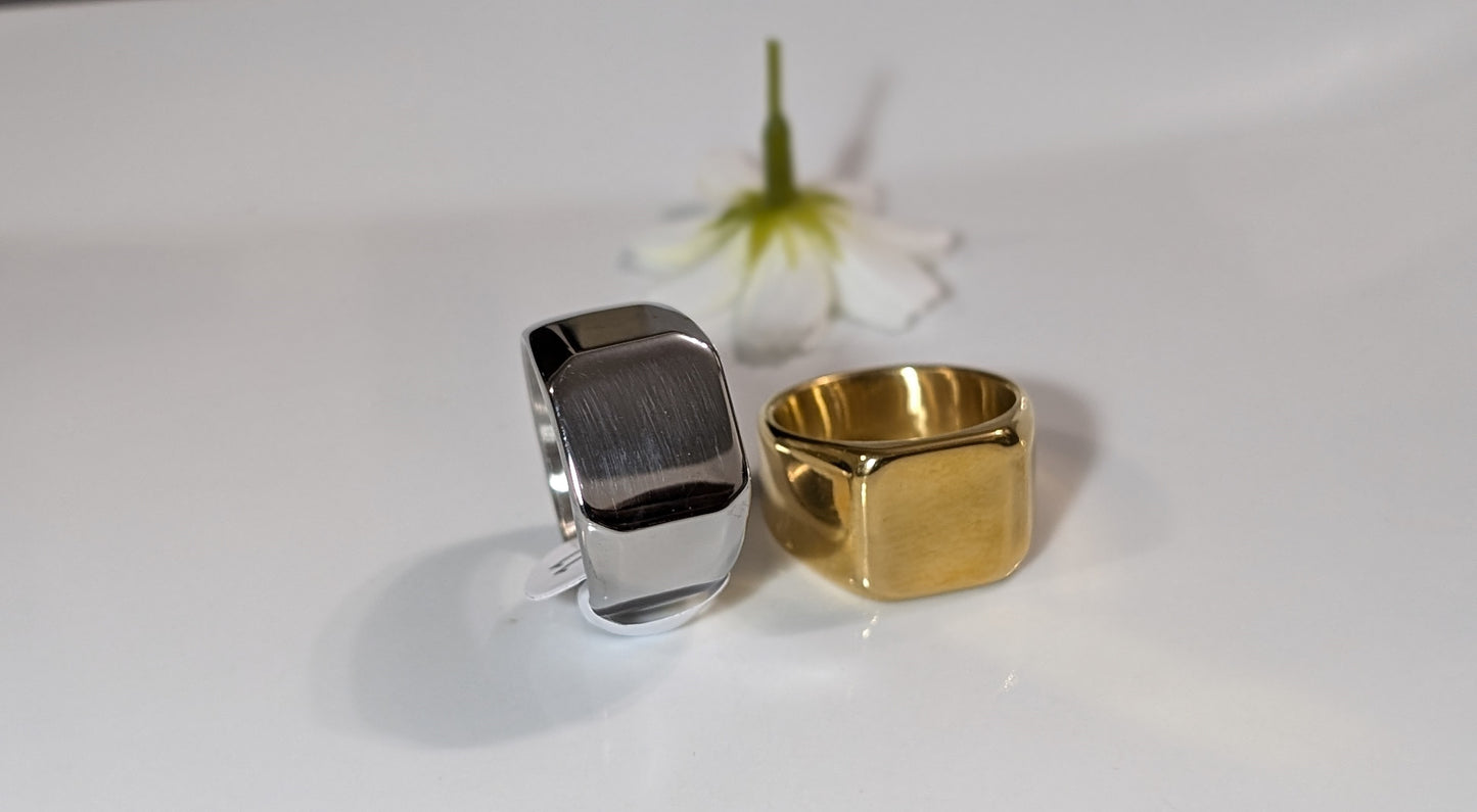 Bague chevalière homme