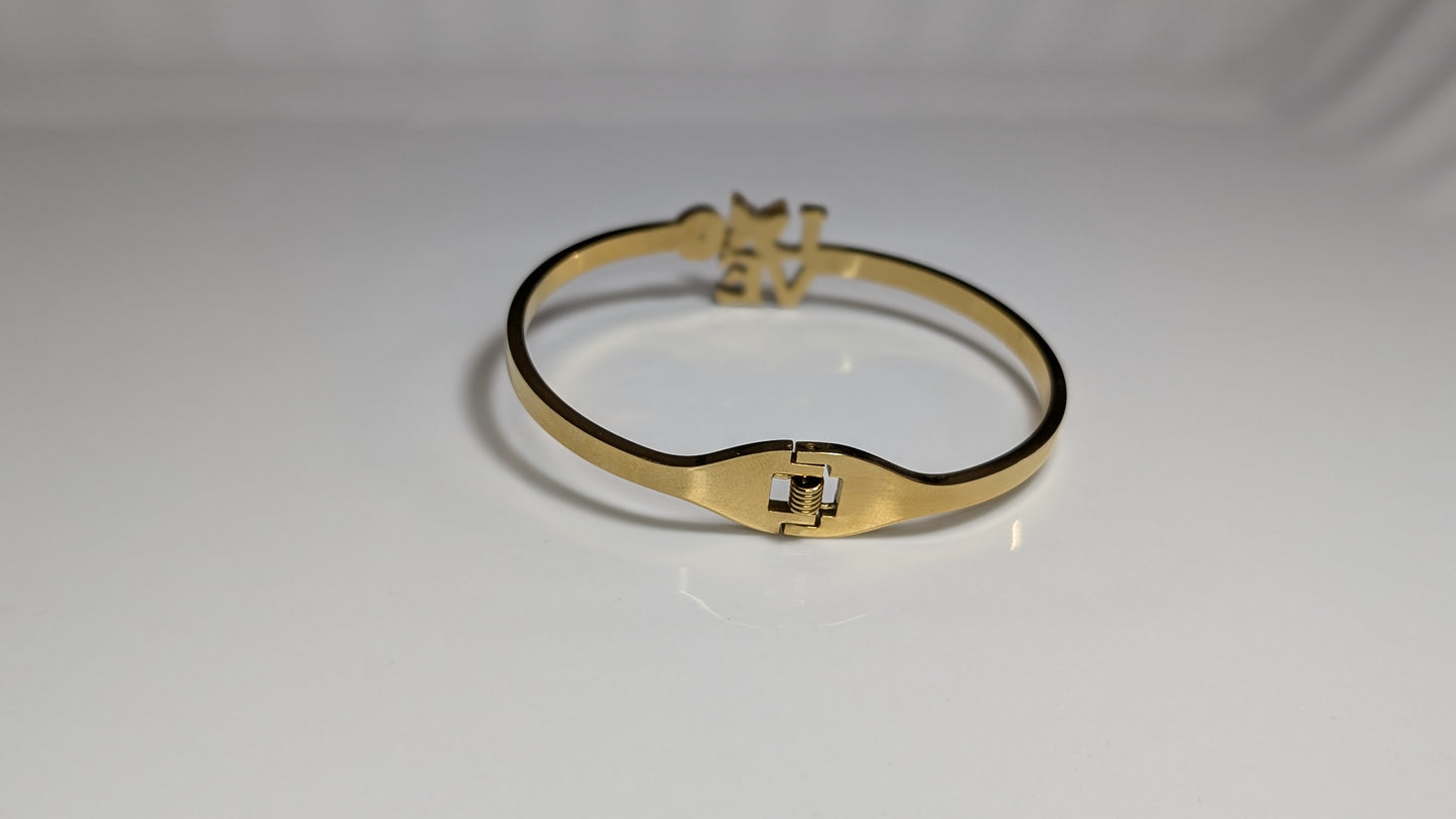 Butterfly bracelet with mini zircon