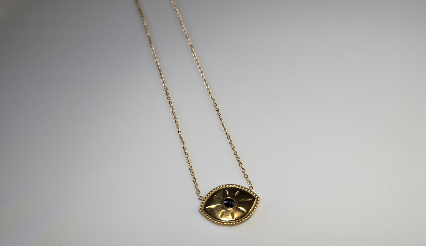 Collier l'Oeil en acier inoxydable
