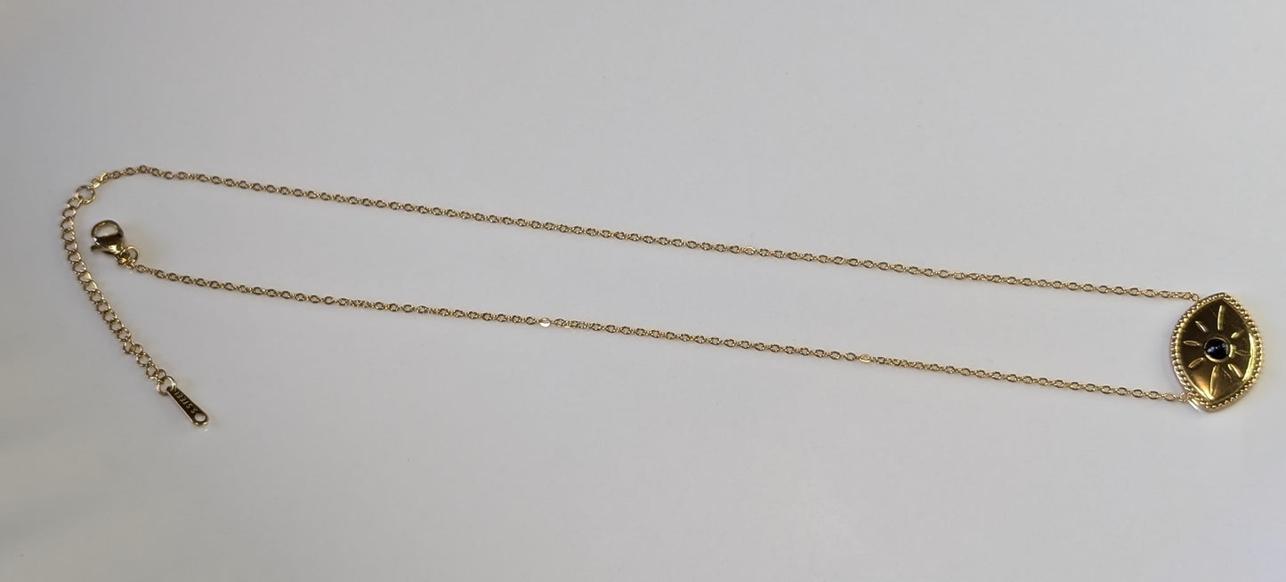 Collier l'Oeil en acier inoxydable