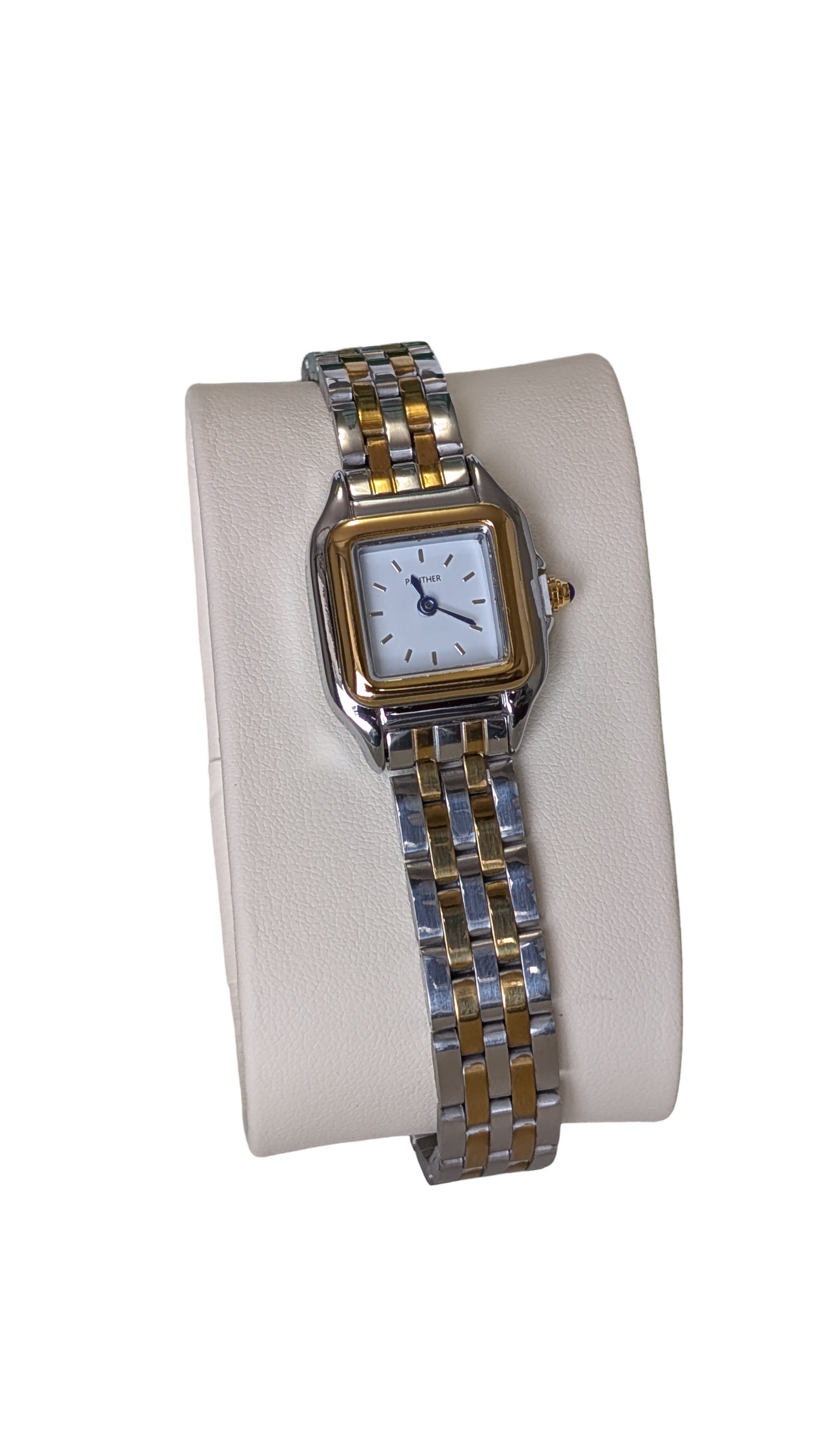 Montre Panthère Deux Tons en acier inoxydable 18K