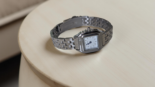 Montre de Luxe Panthère – Acier Inoxydable Argent